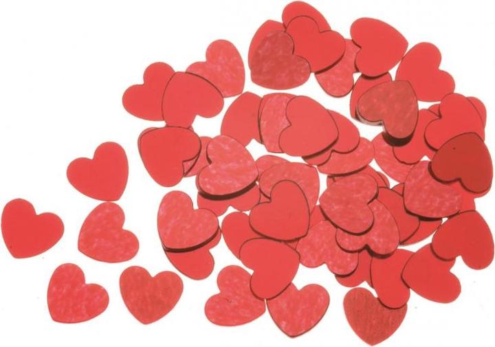 Image du produit Glorex Coeurs de dispersion rouge petit
