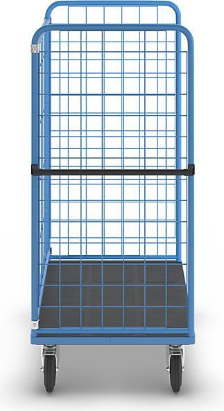 Immagine prodotto eurokraft pro Carrello a ripiani, rete metallica a tre lati (500 kg)