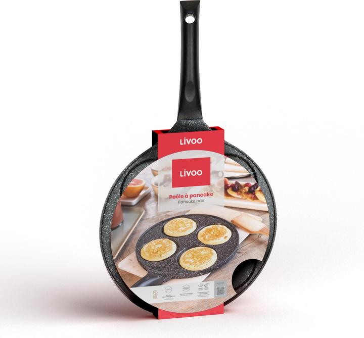 Immagine prodotto Livoo Padella per pancake (26.50 cm, Set di pentole e padelle da cucina, Alluminio)