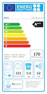 Label énergétique Miele TQ 100-10 CH (9 kg, Fiche CH)