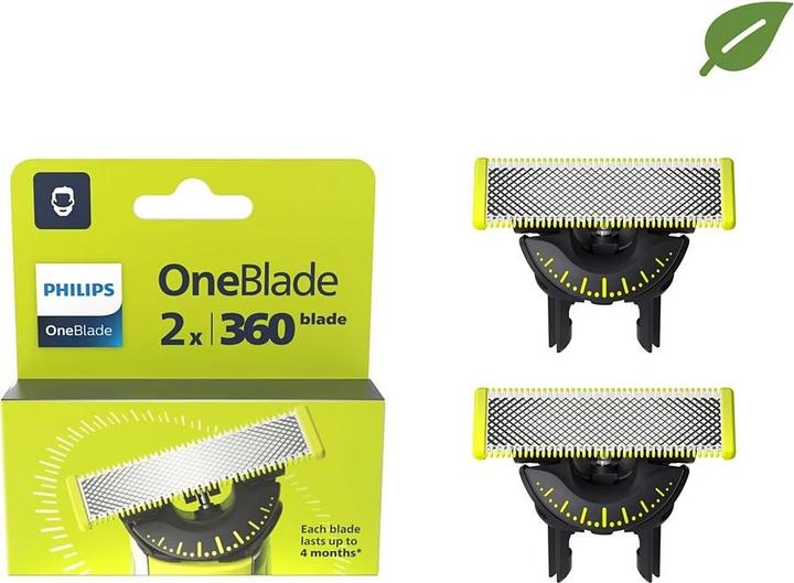 Actual product image Philips Norelco OneBlade OneBlade QP420/60 Replacement blade 360 (2 x)