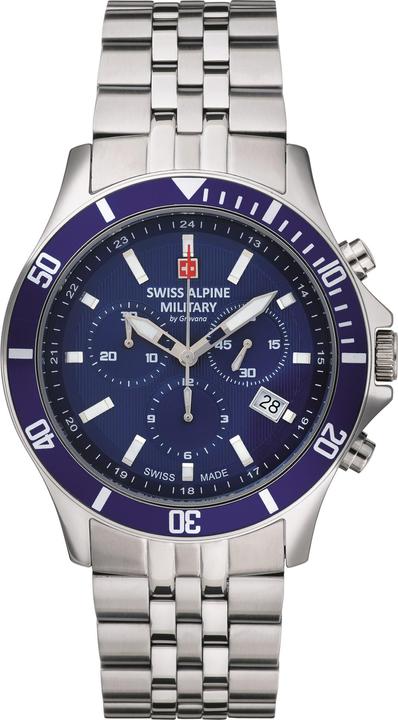 Immagine prodotto Swiss Alpine Military Collezione CHALLENGER CHRONO - Orologio svizzero al quarzo (Fatto in Svizzera, 42 mm)