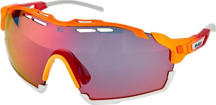 Actual product image Rudy Project Cutline glasses (mandarin-fade coral matte, Multilaser Red)