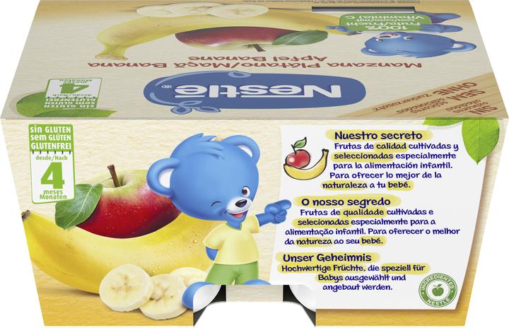 Immagine prodotto Nestlé Composta di mele e banane, dopo 4 mesi (433 g)