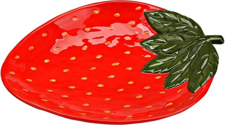 Produktbild G. Wurm Schale Erdbeere 26 cm, 1 Stück, Grün/Rot (1 x)