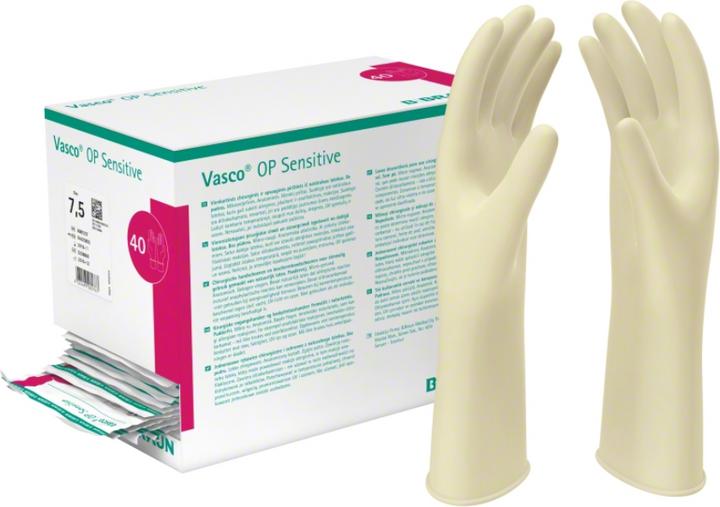 B.Braun VASCO Op Handschuhe steril puderfrei Gr. 6,5, 2 St. Handschuhe (6.5)