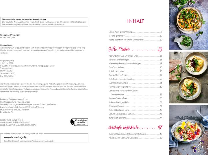 Actual product image Hafer: Das Koch- und Backbuch (German, Sabrina Sue Daniels, 2022)