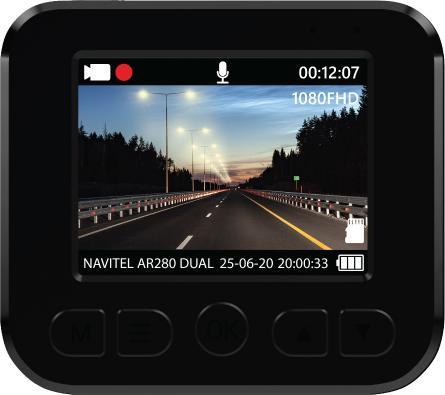 Actual product image Navitel AR280 Dual (Built-in display, Built-in microphone, Night vision, Full HD)