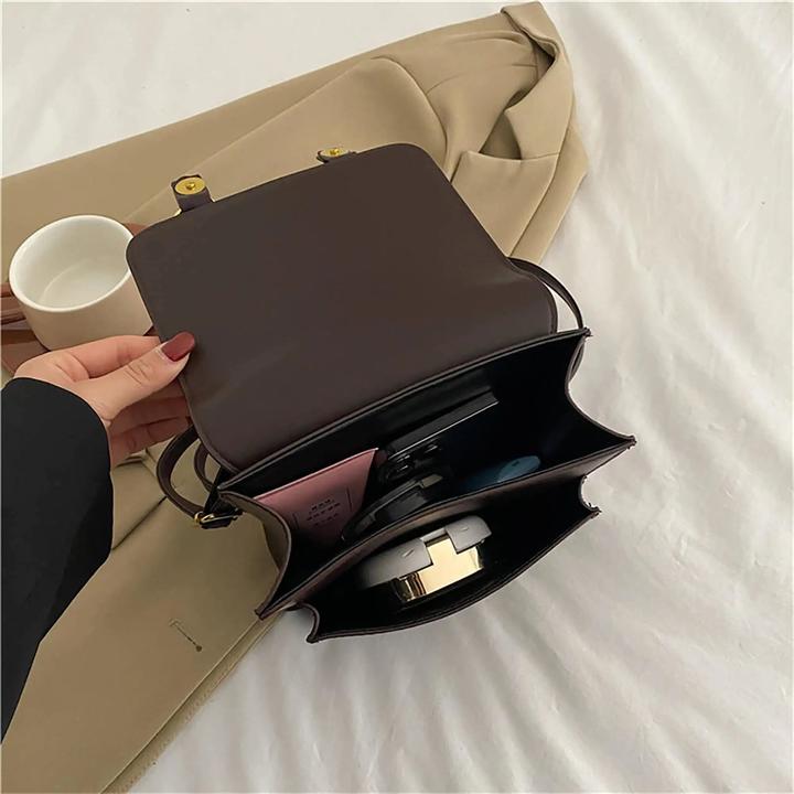 Immagine prodotto Only-Bags.Store Zaino a cartella in pelle vegana, zaino a cartella a 3 vie, zaino preppy, borsa in pelle vegana