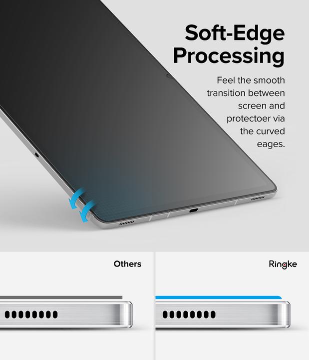 Image du produit Ringke Galaxy Tab S8+ / S7+ / S7 FE Protecteur d'écran Invisible Défenseur en verre trempé Transparent (1 pièce(s), S8 Plus)