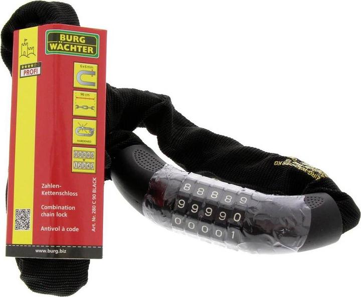 Actual product image Burg Wächter combination chain lock (90 cm)