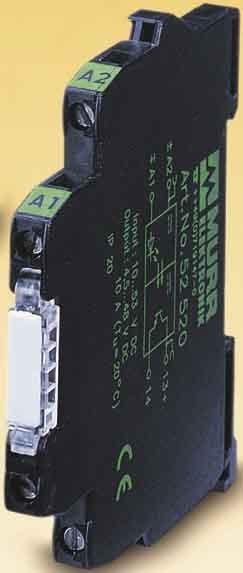 Actual product image Murr Elektronik MIRO TR 5VDC FK Optocoupler module IN: 5.5 VDC - OUT: 48 VDC 2 A 6.2 mm spring clamp terminal block