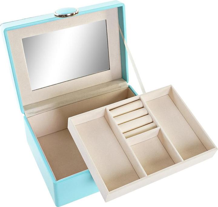 Image du produit DKD Home Decor Box-Schmuckkästchen grün Holz MDF 17 x 13 x 8,5 cm