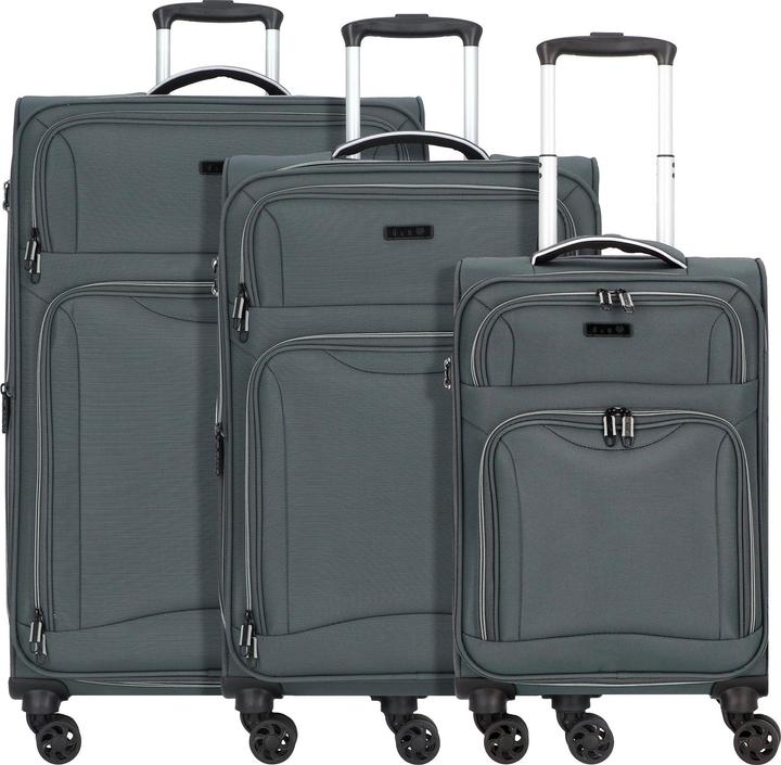 Produktbild D&N Travel Line 9204 4 Rollen Kofferset 3-teilig (202 l, XL (ab 115l))