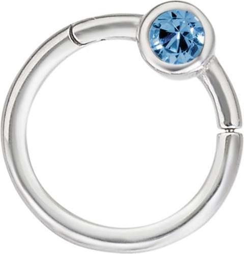 Bijouteria 1.2mm Piercingstab (Edelstahl, Swarovski Kristall)