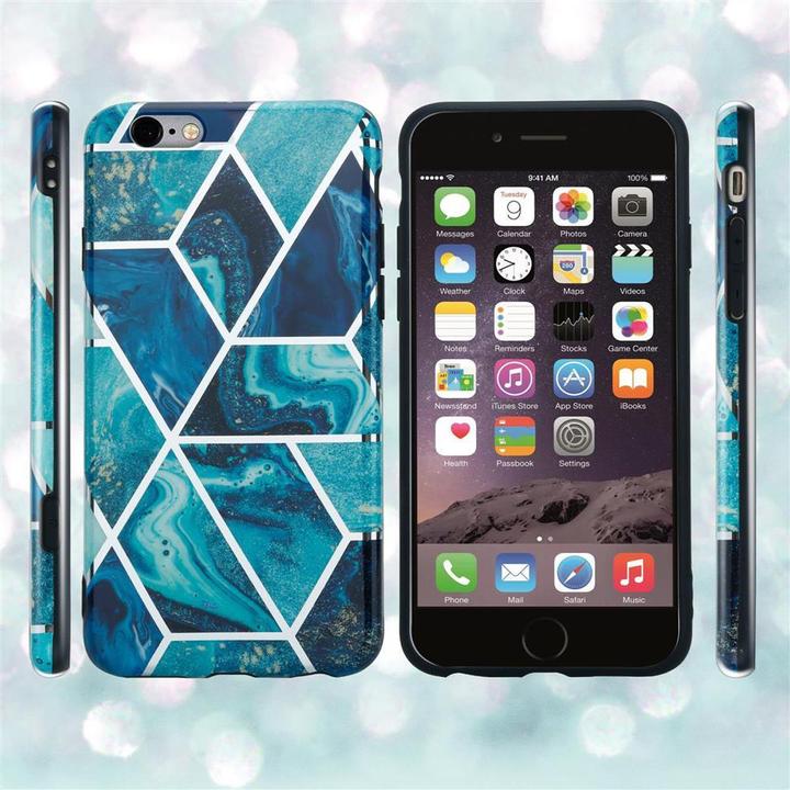 Produktbild Cadorabo IMD TPU Bunter Marmor Cover (Apple iPhone 6 Plus)