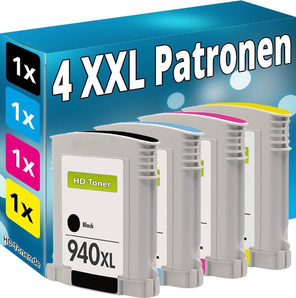 Produktbild Druckfuxx 4x DRUCKER PATRONE für HP 940XL MIT Chip OFFICEJET8000 8500A PLUS PRO
