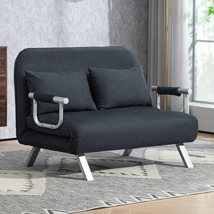 Produktbild Swisshandel24 2-Sitzer Sofa mit Schlaffunktion, Schlafsofa mit Verstellbarer Rückenlehne (2-Sitzer)