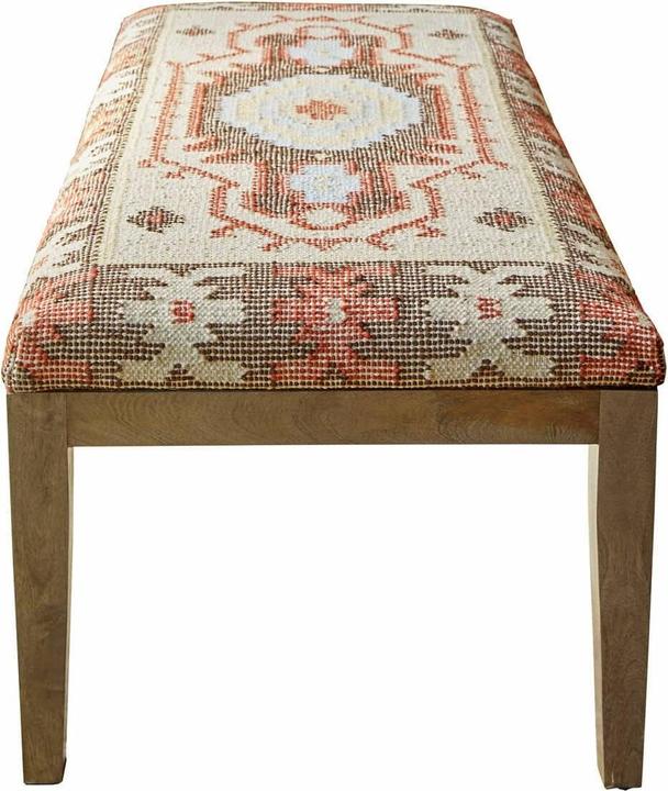 Produktbild Loberon Bank Kadiran braun/beige (122 cm)