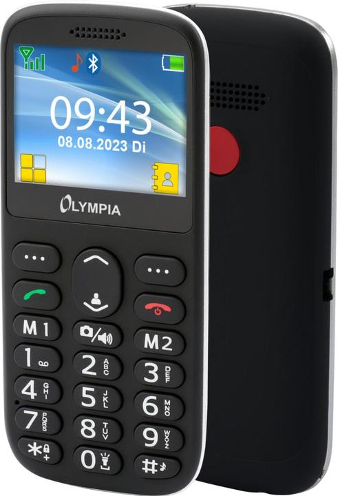 Produktbild Olympia Mobiltelefon SUN SCHWARTZ (2.31", 0.30 Mpx, 2G)