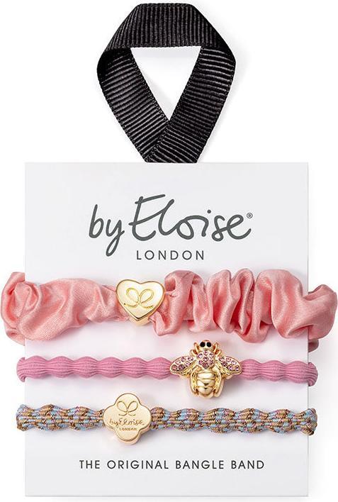 By Eloise Bangle Band A Think Pink Set (Haargummi)