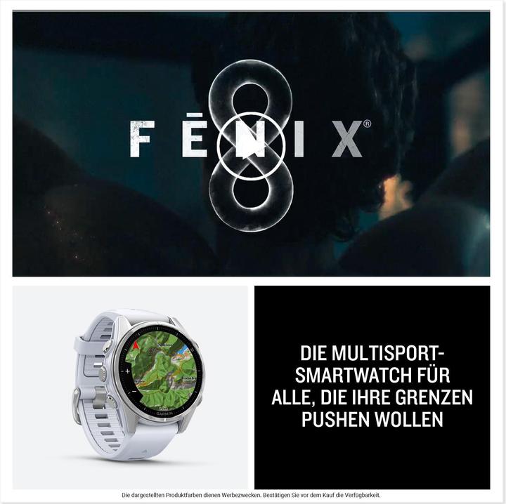Actual product image Garmin fenix 8 (43 mm)
