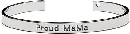 Proud MaMa Bangle Bracelet, Silber