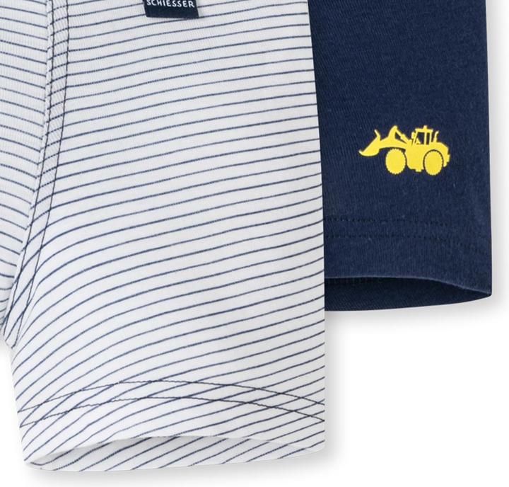 Produktbild Schiesser 6er Pack Kids Boys Feinripp Organic Cotton Shorts / Pants (98, 6er Pack)