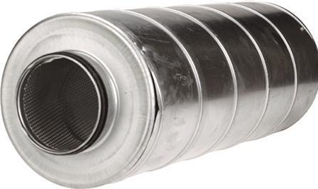 Produktbild Lindab Schalldämpfer SLU Ø125 x 300 mm 50 mm Isolierung