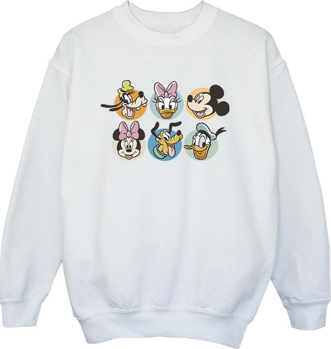 Actual product image Disney Boys Mickey Mouse And Friends Faces Sweatshirt (152, 158)
