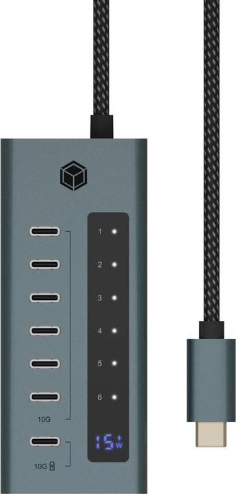 Produktbild Icy Box IB-HUB1457-C31 (USB-C, 7 Ports)
