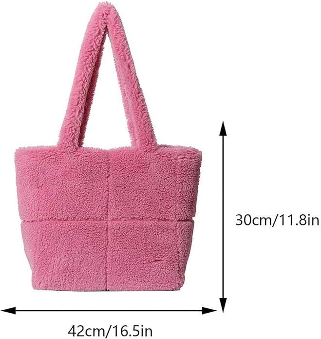 Actual product image Only-Bags.Store Chic faux fur shoulder bag - versatile and lightweight, perfect for work or leisure