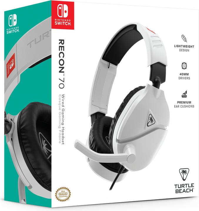 Produktbild Turtle Beach Recon 70 · NS · White (Kabelgebunden)