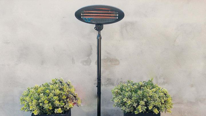 Actual product image Sunred Heater SMQ2000A, Elekra Quartz Standing Infrared, 2000 W, Juodas (2000 W)