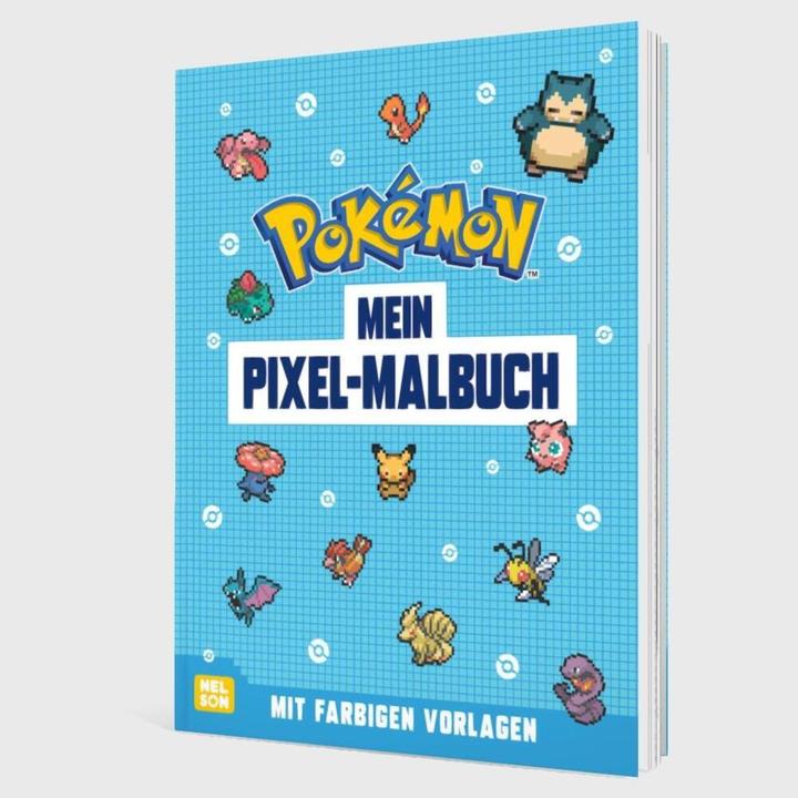 Actual product image Pokémon Activity Book: My Pixel Colouring Book