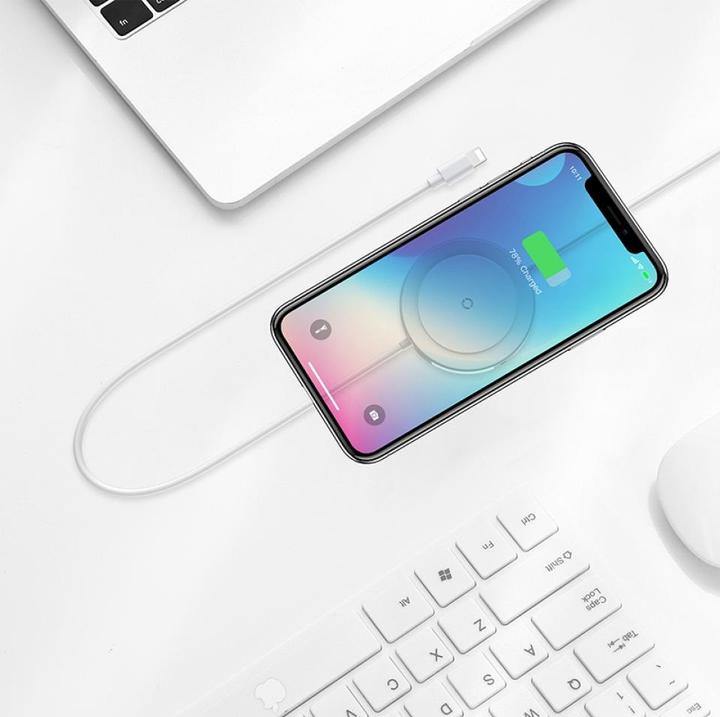 Actual product image Baseus Wireless Charger with Lightning Cable