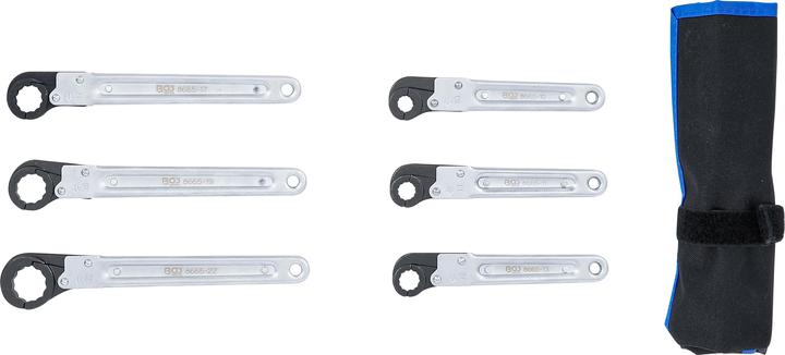 Actual product image BGS Line Ratchet Wrench Set | 6 pcs. (22 mm)