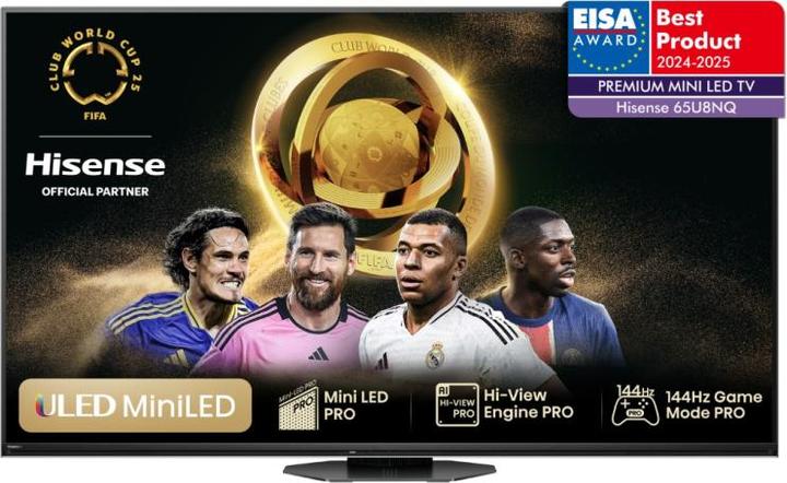 Image du produit Hisense TV 65U8NQ (65", U8NQ, Mini-LED, 4K)
