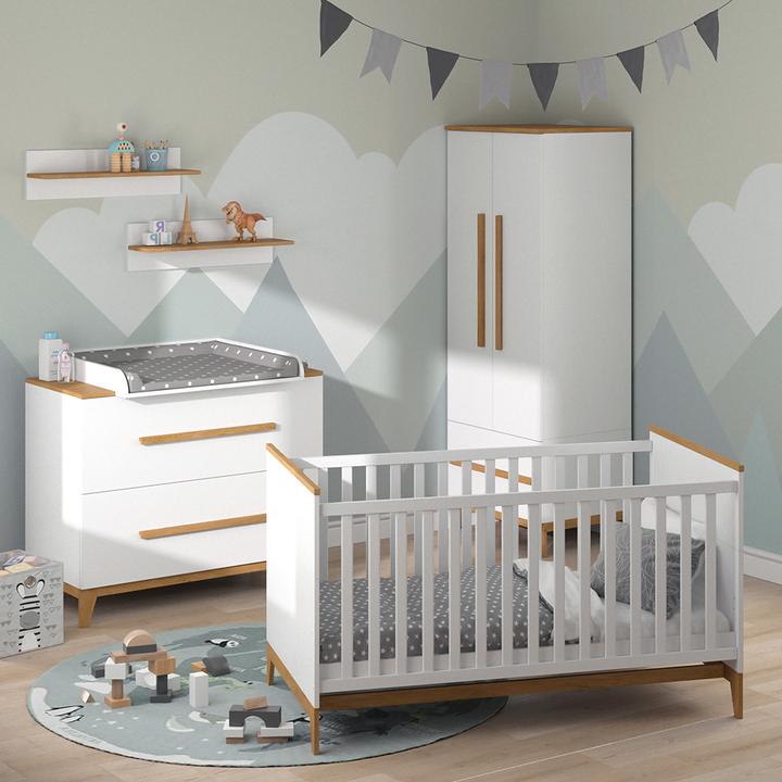 Produktbild VitaliSpa Malia (Kinderkleiderschrank, Babybett, Wickelkommode)
