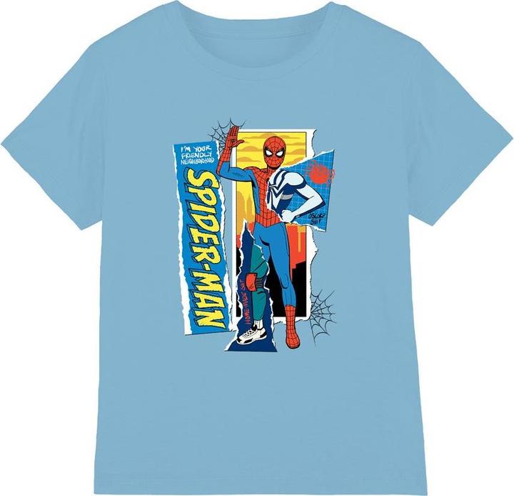 Actual product image Spiderman Childrens/Kids Scrapbook T-Shirt (152, 158)