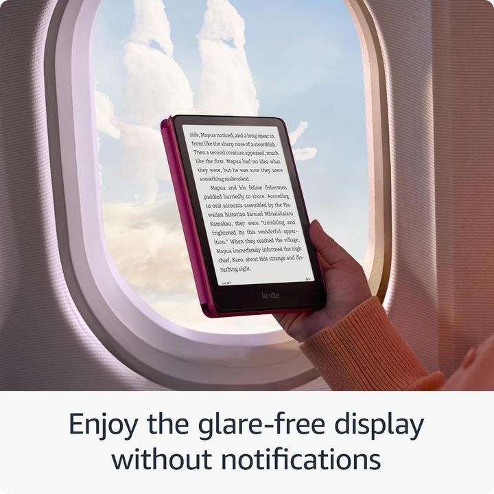 Actual product image Amazon Kindle Paperwhite (7", 16 GB, Raspberry)