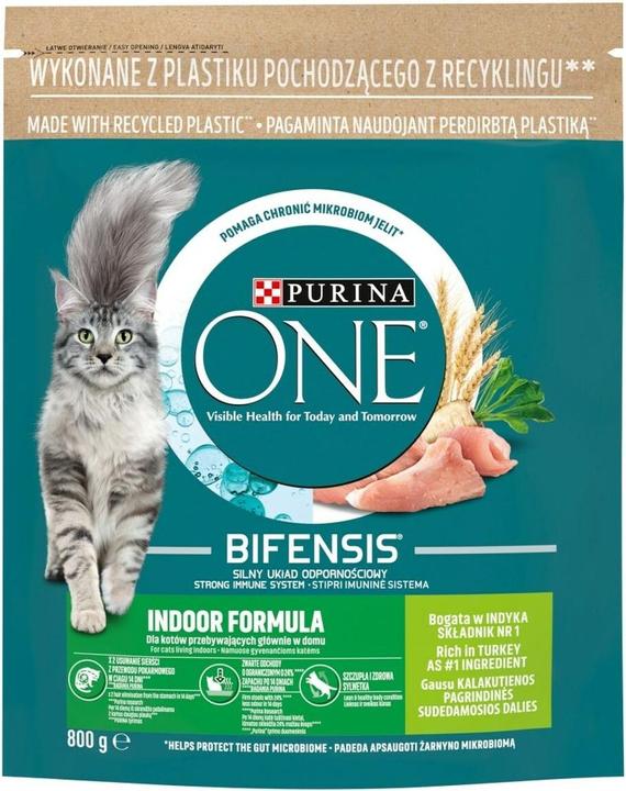 Image du produit Purina ONE Cat Food One Indoor Dry 800 G (Adulte, 1 pcs, 800 g)