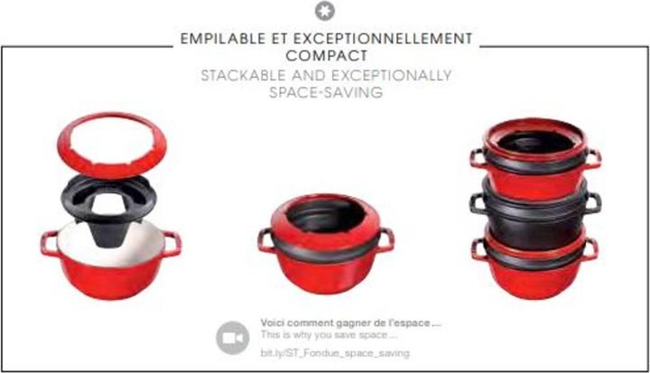 Actual product image Staub Fondue Set (Cheese fondue, Fondue Bourguignonne, Chinoise Fondue, Chocolate fondue)