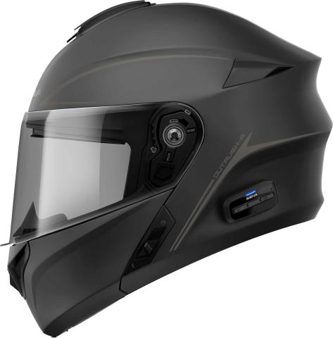 Actual product image Sena OUTRUSH R - Smart Motorrad-Klapphelm (ECE22.06) - schwarz matt (M) (M)