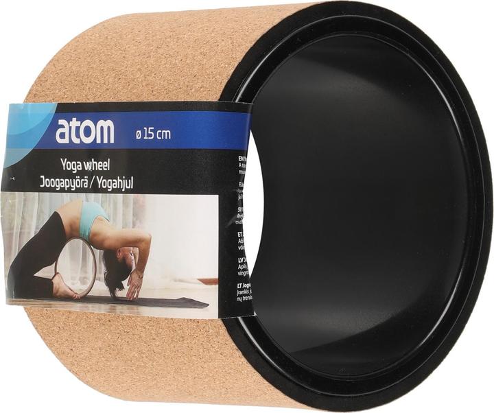 Actual product image Atom Cork yoga wheel 15 cm