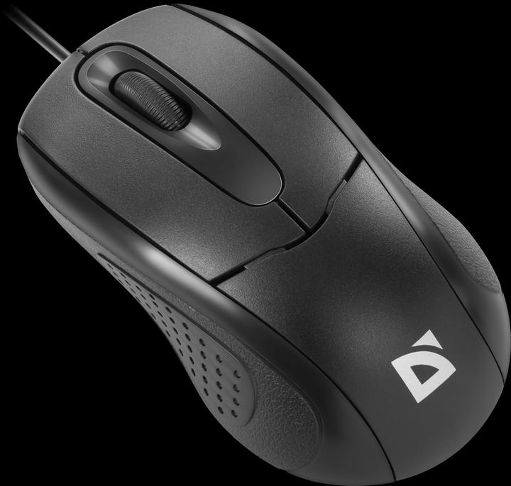 Actual product image Defender MAUS STANDARD MB-580 BLACK OPTICAL 1000dpi 3P (Cable)
