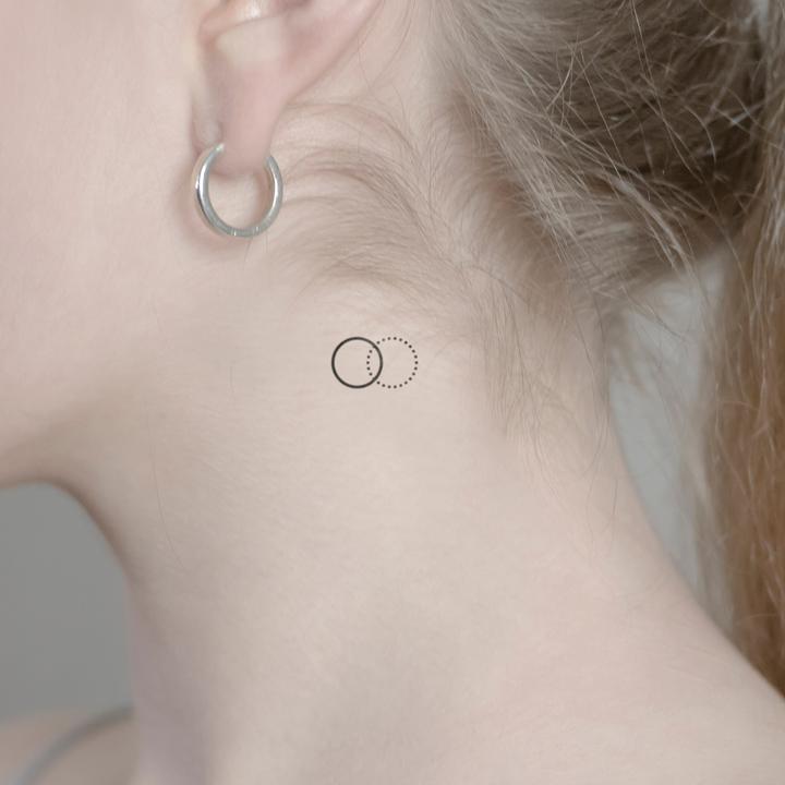 Image du produit minink Tatouage temporaire - Deux cercles