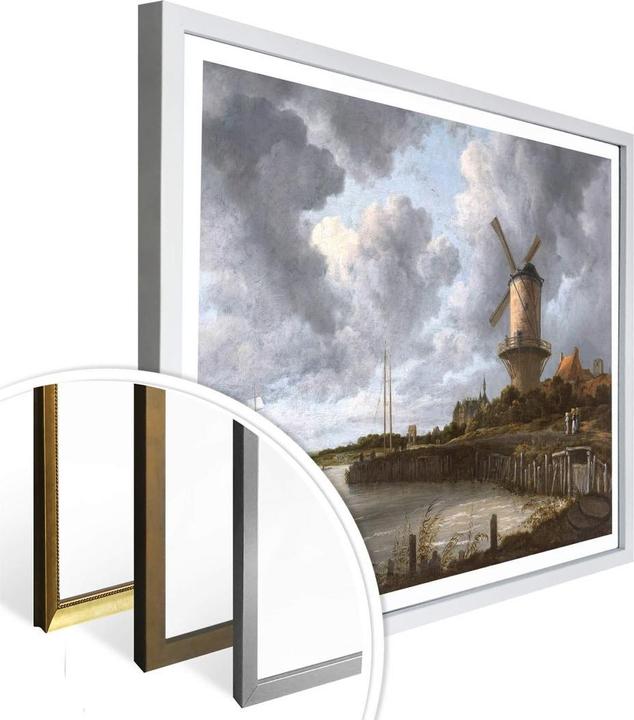 Actual product image Trenddeko van Ruisdael - The windmill of Wijk near Duurstede (80 x 60 cm)