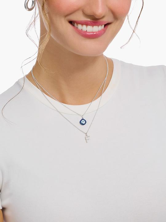 Immagine prodotto Thomas Sabo Catena con ciondolo a forma di lettera F argento (Argento 925, 38 - 45 cm)