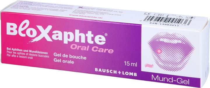 Actual product image Bausch + Lomb Oral Care Mouth Gel 15 ml (1 x, 15 ml, 28 g)